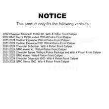 Load image into Gallery viewer, Front Rear Drilled Slot Brake Rotor Ceramic Pad Kit For Chevrolet Silverado 1500