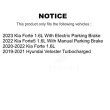Charger l'image dans la galerie, Front Rear Coat Drill Slot Disc Brake Rotor Ceramic Pad Kit For Hyundai Veloster