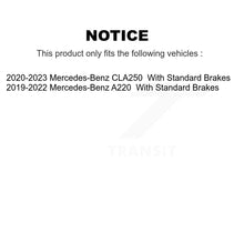 Load image into Gallery viewer, Front Coated Drilled Slot Disc Brake Rotors Ceramic Pad Kit For Mercedes-Benz A220 CLA250 KDT-101280