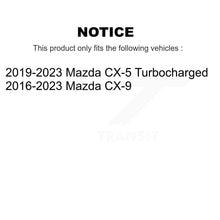 Charger l'image dans la galerie, Front Coated Drilled Slotted Disc Brake Rotors And Ceramic Pads Kit For Mazda CX-5 CX-9 KDT-101321