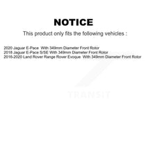 Load image into Gallery viewer, Front Drilled Slot Brake Rotors Ceramic Pad Kit For Land Rover Range Evoque Jaguar E-Pace KDT-101322
