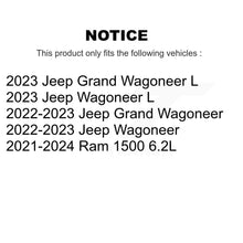 Load image into Gallery viewer, Front Coat Drill Slot Disc Brake Rotor Ceramic Pad Kit For Ram 1500 Jeep Wagoneer Grand L KDT-101328
