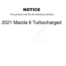 Load image into Gallery viewer, Front Rear Coat Drill Slot Disc Brake Rotor Ceramic Pad Kit For 2021 Mazda 6 Turbocharged KDT-101354