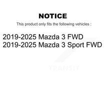 Charger l'image dans la galerie, Front Rear Coated Drilled Slotted Disc Brake Rotors Ceramic Pad Kit For Mazda 3 Sport FWD KDT-101383