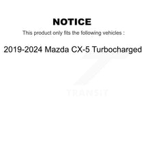 Load image into Gallery viewer, Front Rear Drilled Slot Brake Rotor Ceramic Pad Kit For 2019-2024 Mazda CX-5 Turbocharged KDT-101385