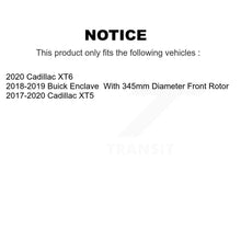 Load image into Gallery viewer, Front Rear Drill Slot Disc Brake Rotor Ceramic Pad Kit For Cadillac XT5 Buick Enclave XT6 KDT-101825