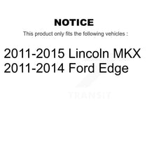 Load image into Gallery viewer, Front Rear Coated Drilled Slot Disc Brake Rotor Ceramic Pad Kit For Ford Edge Lincoln MKX KDT-101851