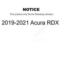 Load image into Gallery viewer, Front Rear Coated Drilled Slot Disc Brake Rotor &amp; Ceramic Pad Kit For 2019-2021 Acura RDX KDT-101856