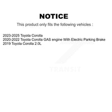 Load image into Gallery viewer, Front Rear Coated Drilled Slotted Disc Brake Rotor And Ceramic Pad Kit For Toyota Corolla KDT-101868