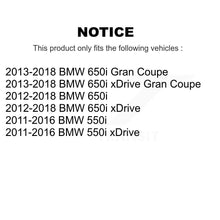 Load image into Gallery viewer, Front Rear Disc Brake Rotor And Ceramic Pad Kit (6Pc) For BMW 550i xDrive 650i Gran Coupe KDT-102095