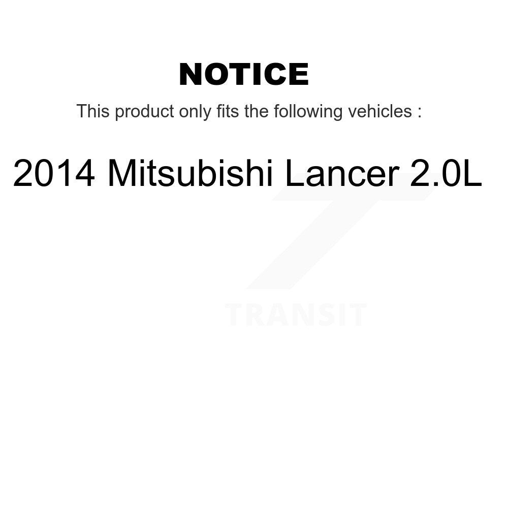 Air Cabin Engine Oil Filters (3 Total) Kit For 14 Mitsubishi Lancer 2.0L