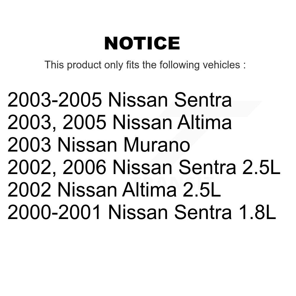 Air Cabin Engine Oil Filters (3 Total) Kit For Nissan Sentra Altima KFM-100092