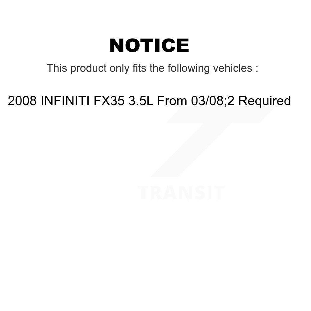 Air Cabin Engine Oil Filters (3 Total) Kit For 2008 INFINITI FX35 3.5L