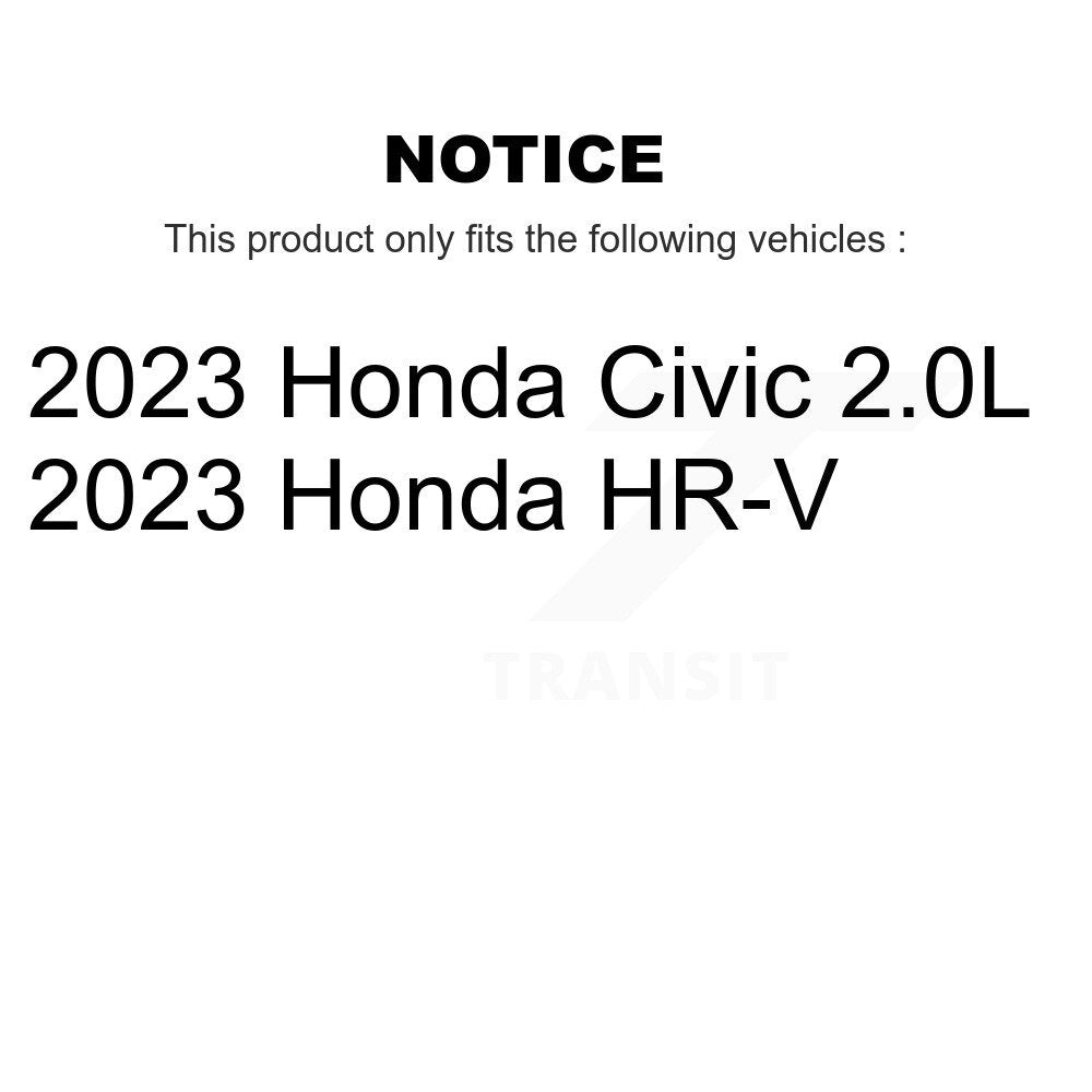 Air Cabin Engine Oil Filters (3 Total) Kit For 2023 Honda Civic HR-V KFM-100118