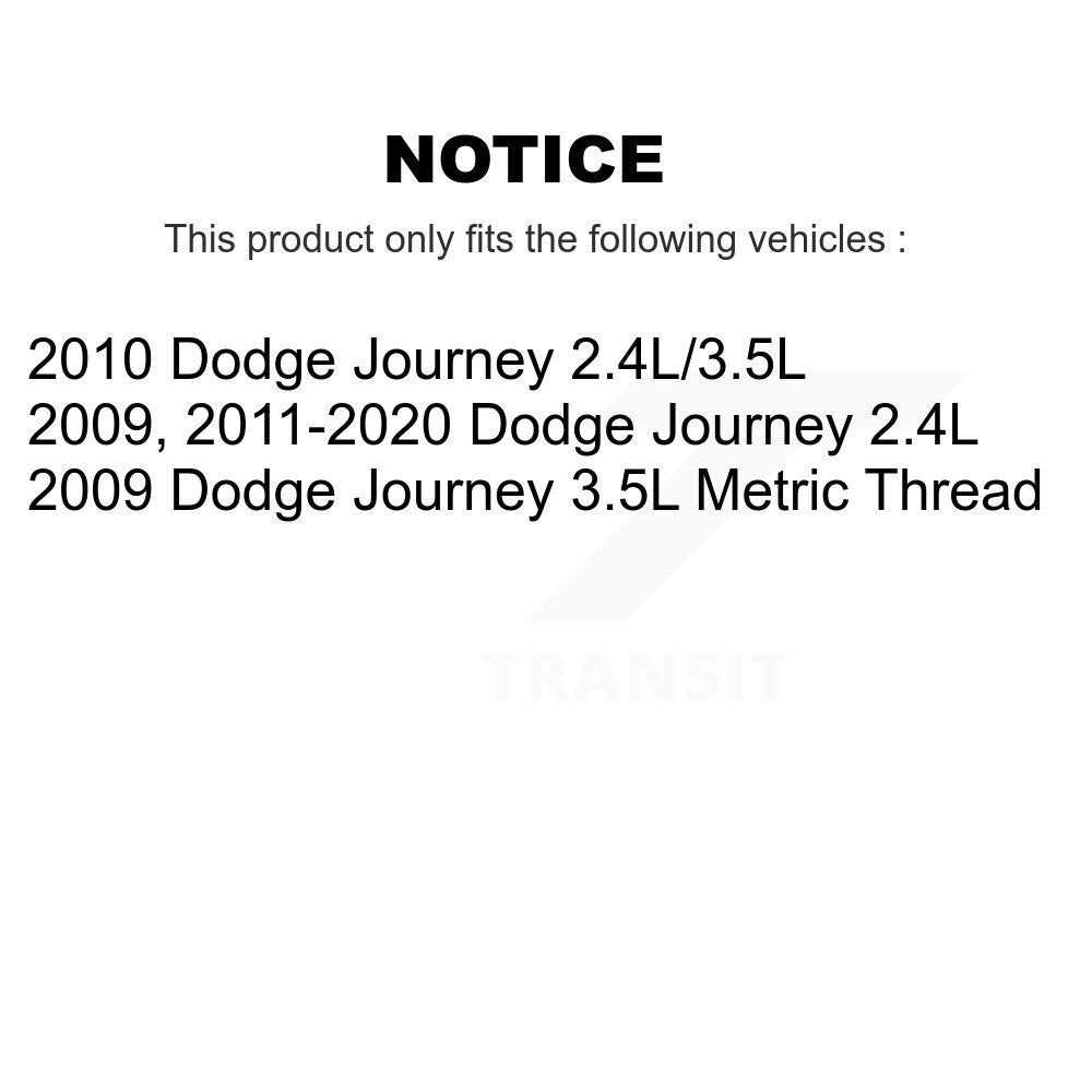 Air Cabin Engine Oil Filters (3 Total) Kit For Dodge Journey KFM-100142