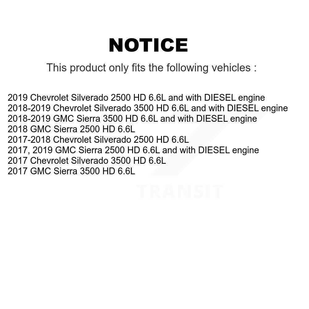 Air Cabin Engine Oil Filters (3 Total) Kit For GMC Chevrolet Silverado