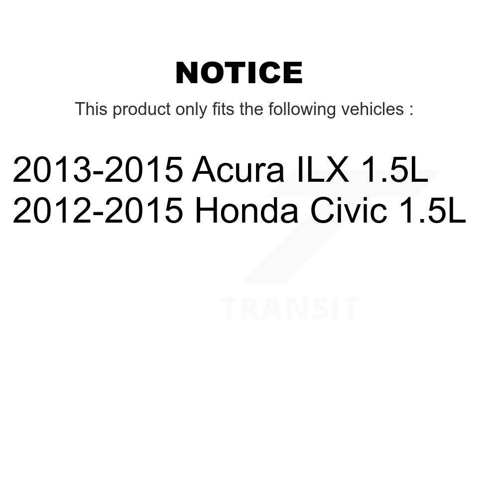 Air Cabin Engine Oil Filters (3 Total) Kit For Honda Civic Acura ILX KFM-100175