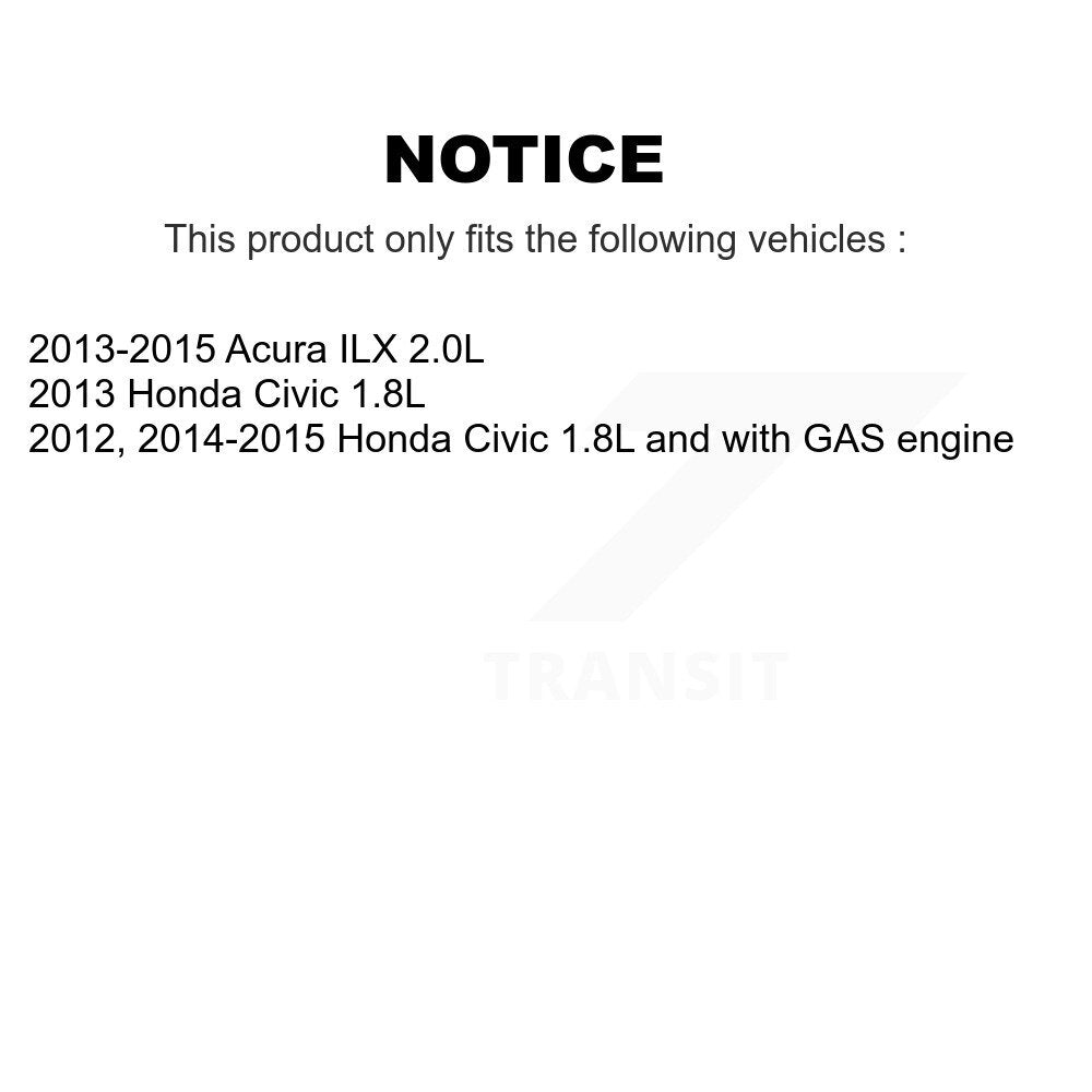 Air Cabin Engine Oil Filters (3 Total) Kit For Honda Civic Acura ILX KFM-100176