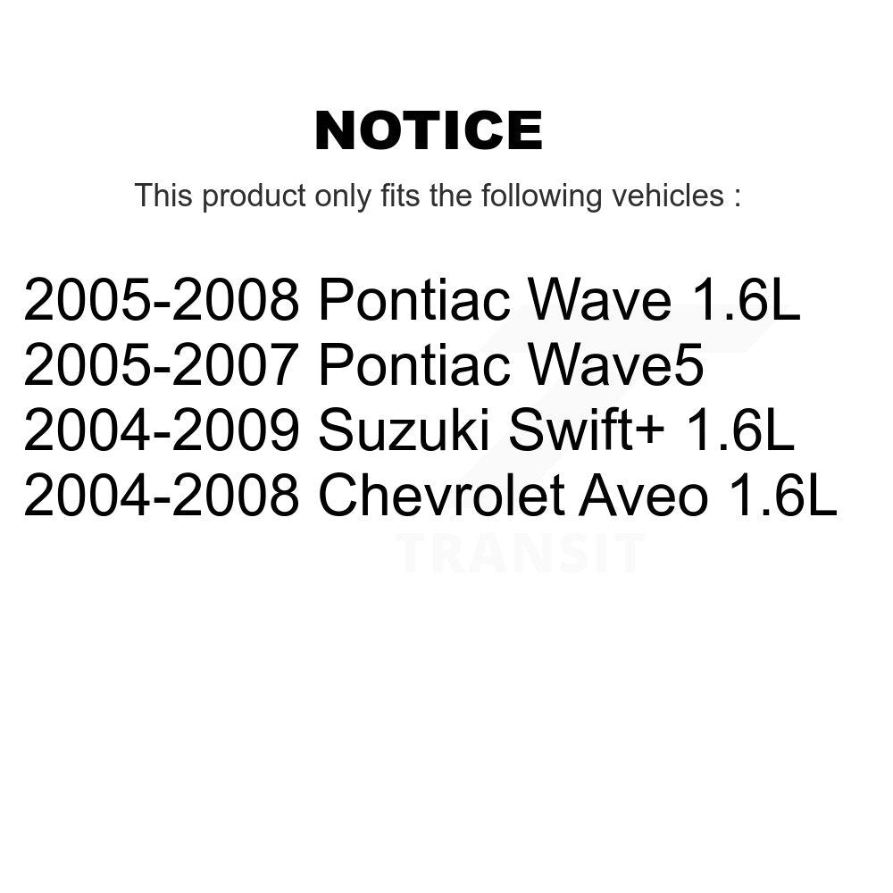 Air Cabin Engine Oil Filters (3 Total) Kit For Pontiac Wave Chevrolet KFM-100234