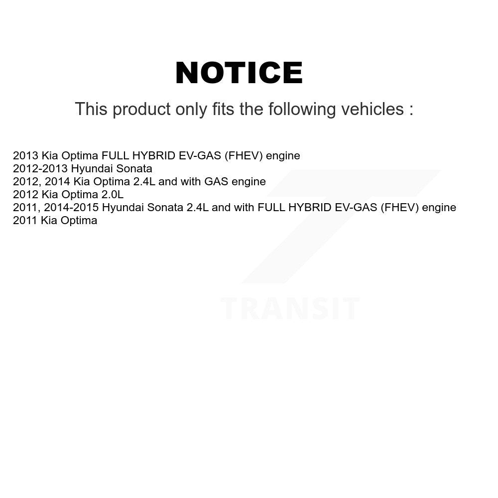 Air Cabin Engine Oil Filters (3 Total) Kit For Hyundai Sonata Kia Optima