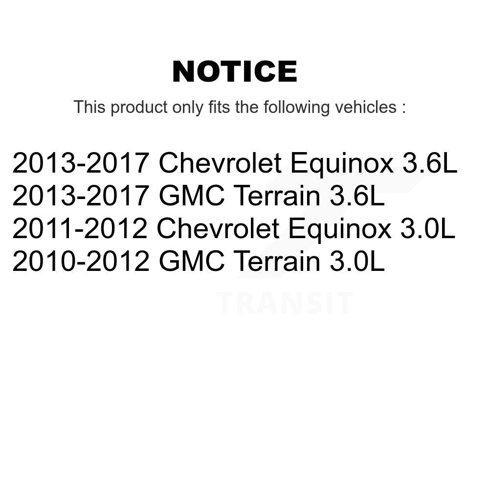 Air Cabin Engine Oil Filters (3 Total) Kit For Chevrolet Equinox GMC KFM-100238