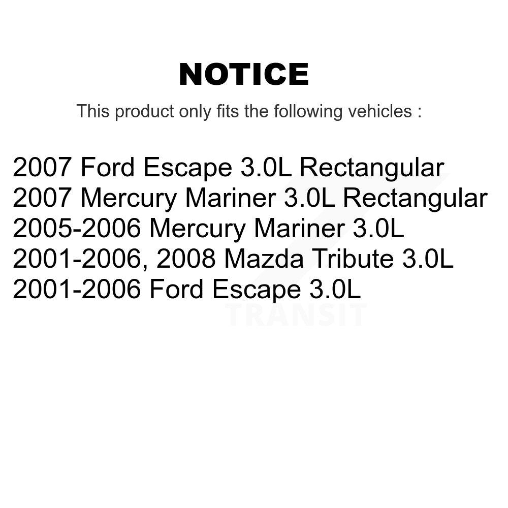 Air Cabin Engine Oil Filters (3 Total) Kit For Ford Escape Mazda Tribute