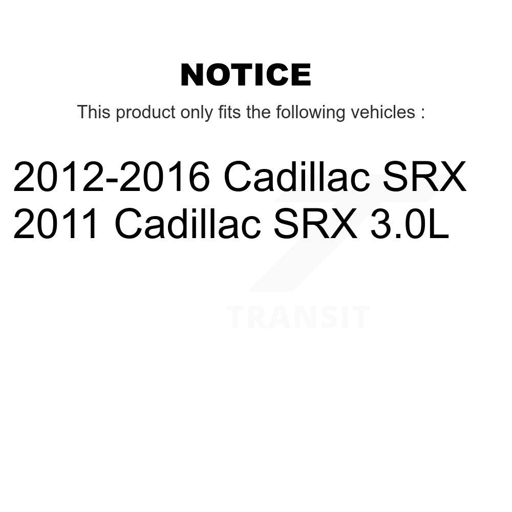 Air Cabin Engine Oil Filters (3 Total) Kit For Cadillac SRX KFM-100294