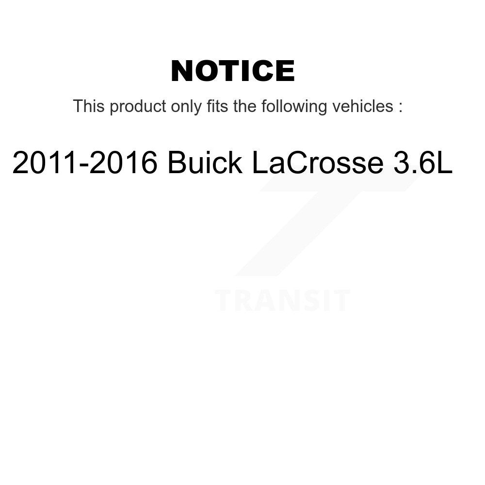 Air Cabin Engine Oil Filters (3 Total) Kit For 11-16 Buick LaCrosse 3.6L