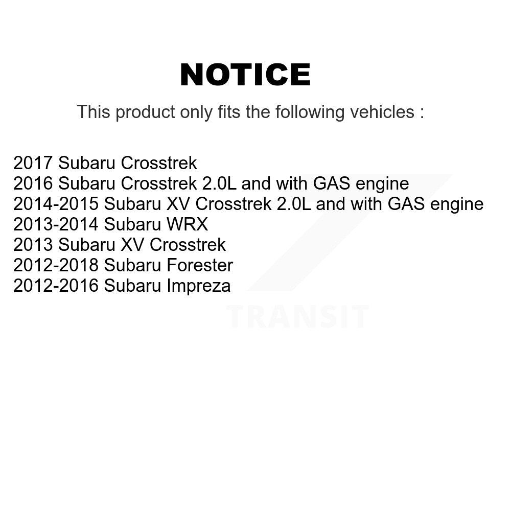 Air Cabin Engine Oil Filters (3 Total) Kit For Subaru Forester Impreza