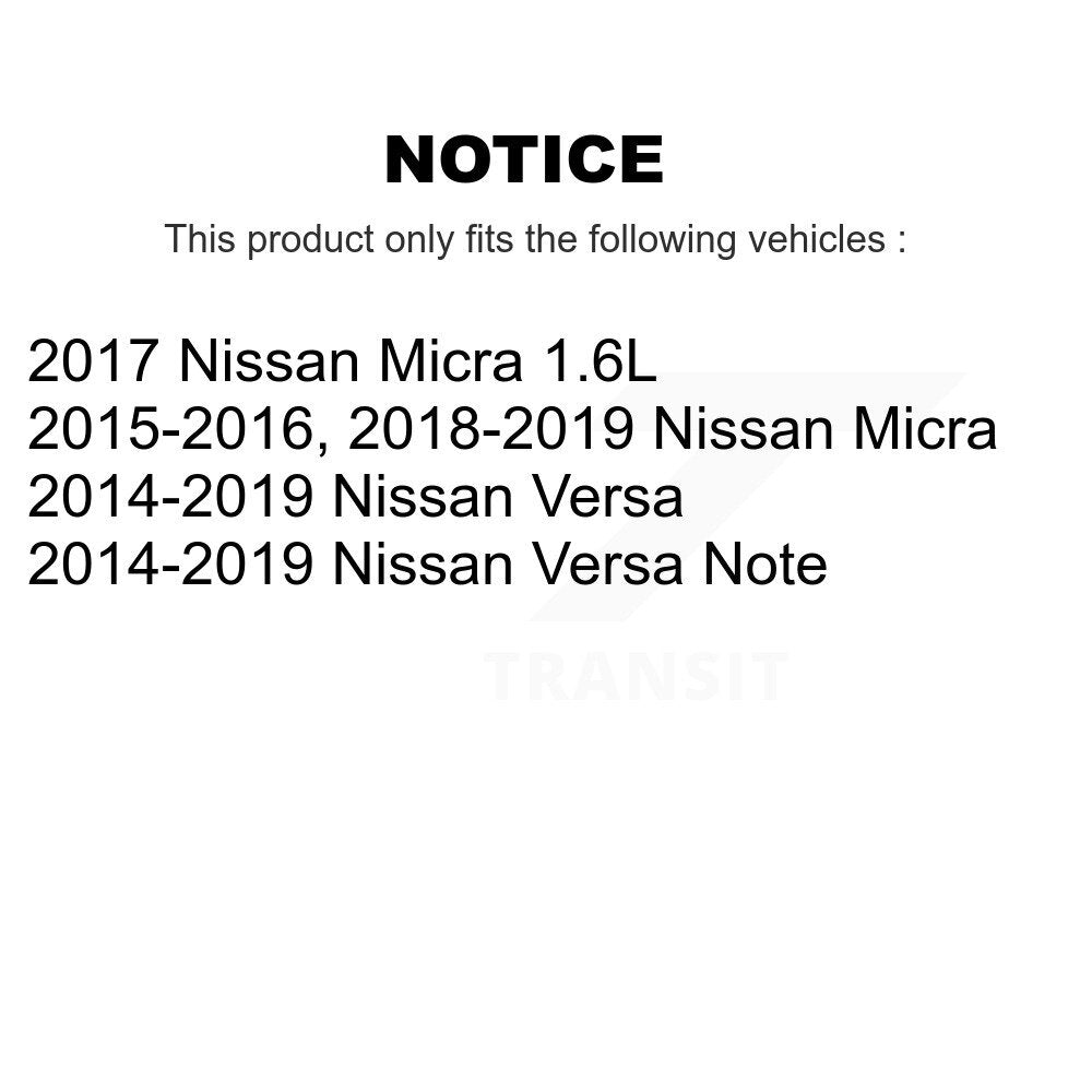 Air Cabin Engine Oil Filters (3 Total) Kit For Nissan Micra Versa Note