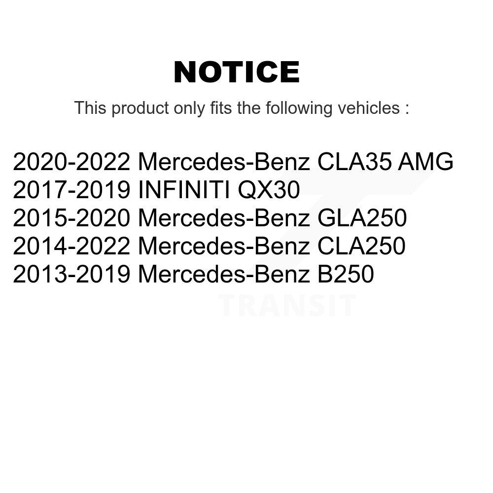 Air Cabin Engine Cartridge Oil Filters (3 Total) Kit For Mercedes-Benz GLA250