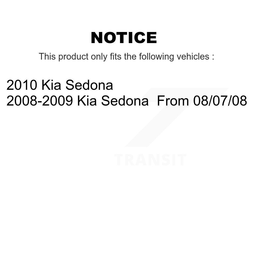 Air Cabin Engine Cartridge Oil Filters (3 Total) Kit For Kia Sedona KFM-100463