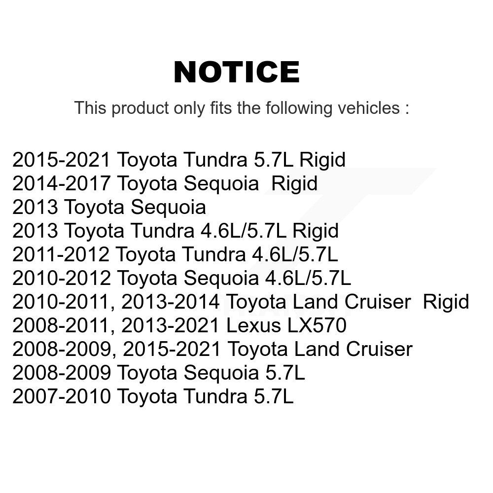 Air Cabin Engine Cartridge Oil Filters (3 Total) Kit For Toyota Tundra Sequoia