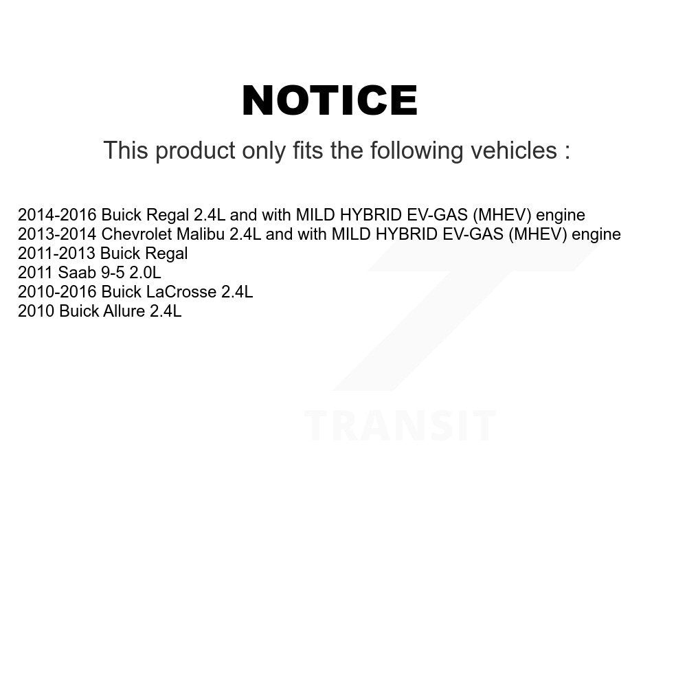 Air Cabin Engine Cartridge Oil Filters (3 Total) Kit For Buick LaCrosse Malibu