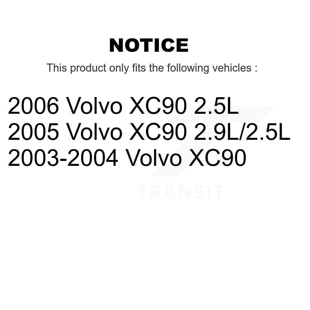 Air Cabin Engine Cartridge Oil Filters (3 Total) Kit For Volvo XC90 KFM-100565