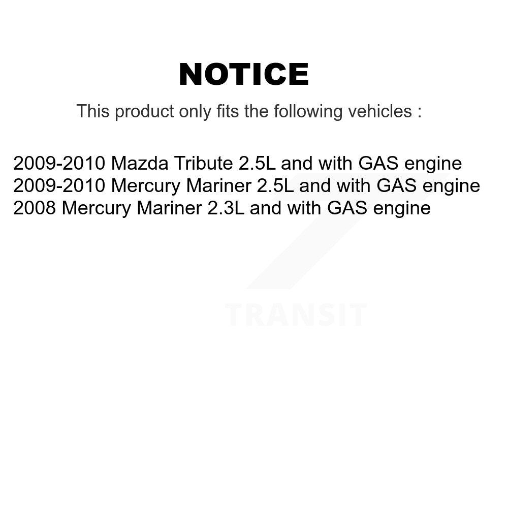 Air Cabin Engine Cartridge Oil Filters (3 Total) Kit For Mazda Tribute Mercury