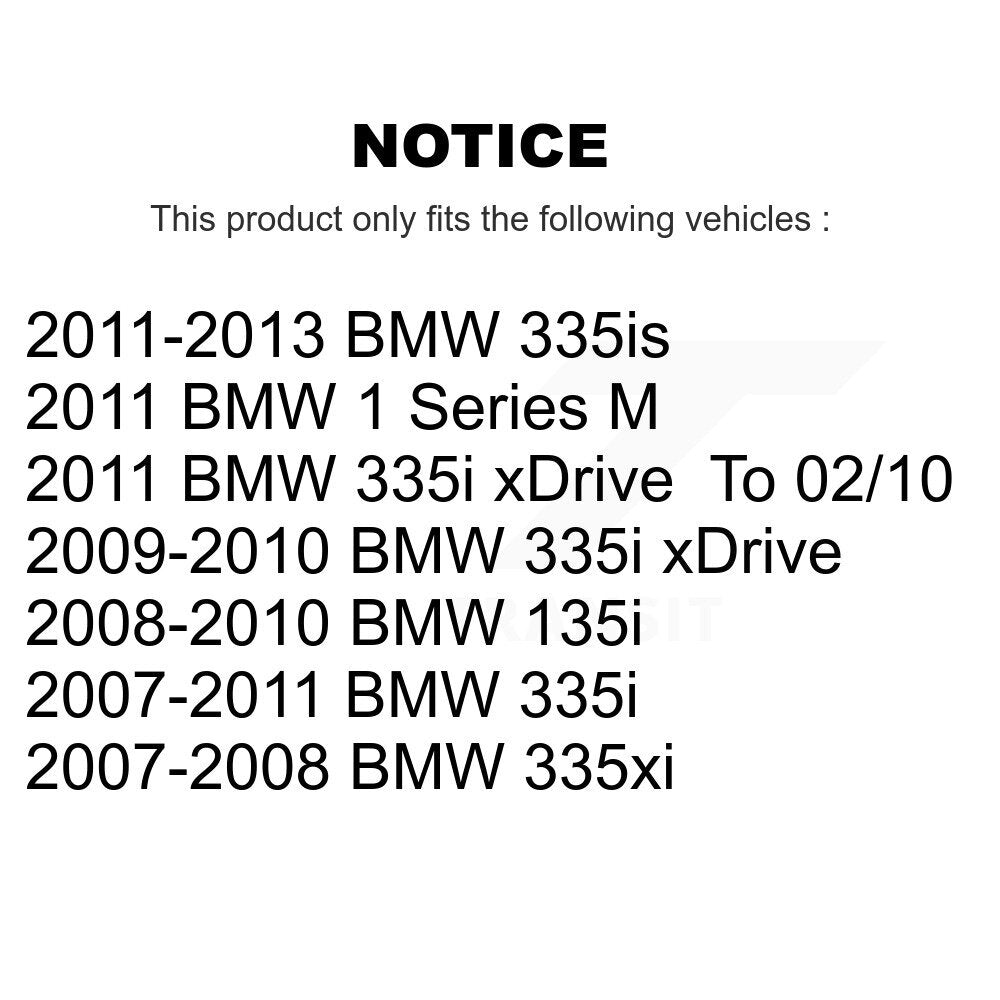 Air Cabin Engine Cartridge Oil Filters (3 Total) Kit For BMW 335i xDrive 33i 1 M