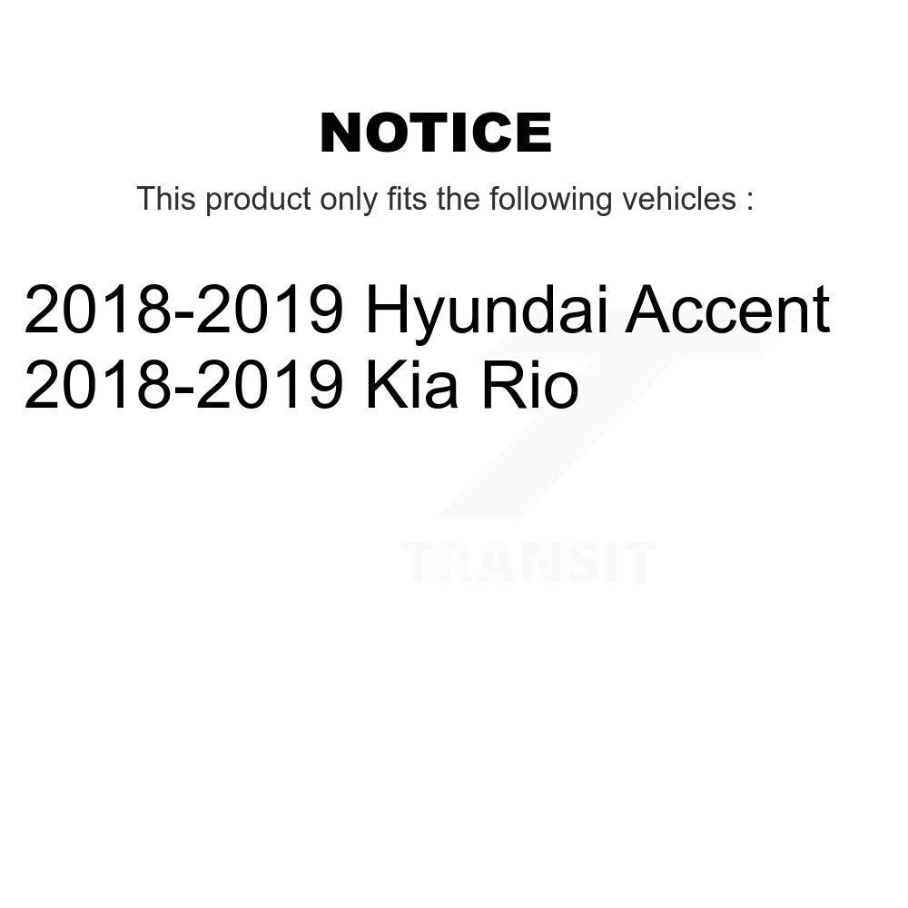 Air Cabin Engine Oil Filters (6 Total) Kit For 2018-2019 Kia Rio Hyundai Accent