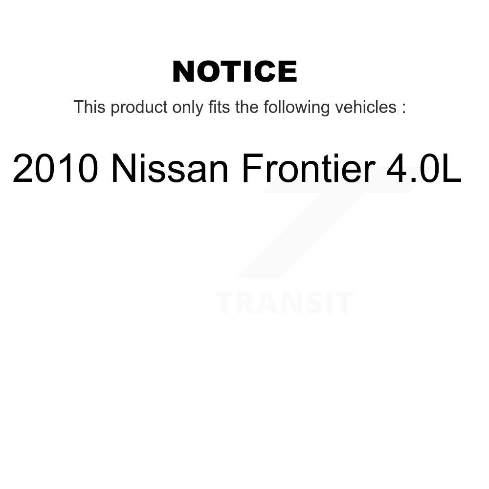 Air Cabin Engine Oil Filters (6 Total) Kit For 2010 Nissan Frontier 4.0L