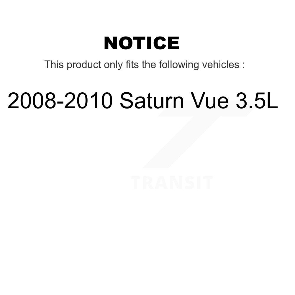 Air Cabin Engine Oil Filters (6 Total) Kit For 2008-2010 Saturn Vue 3.5L