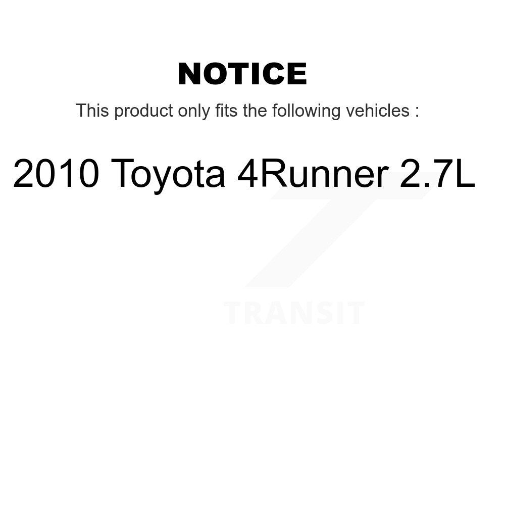 Air Cabin Engine Oil Filters (6 Total) Kit For 2010 Toyota 4Runner 2.7L