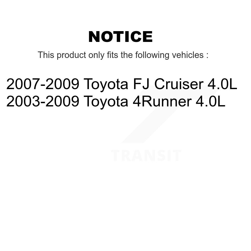 Air Cabin Engine Oil Filters (6 Total) Kit For Toyota 4Runner FJ Cruiser 4.0L