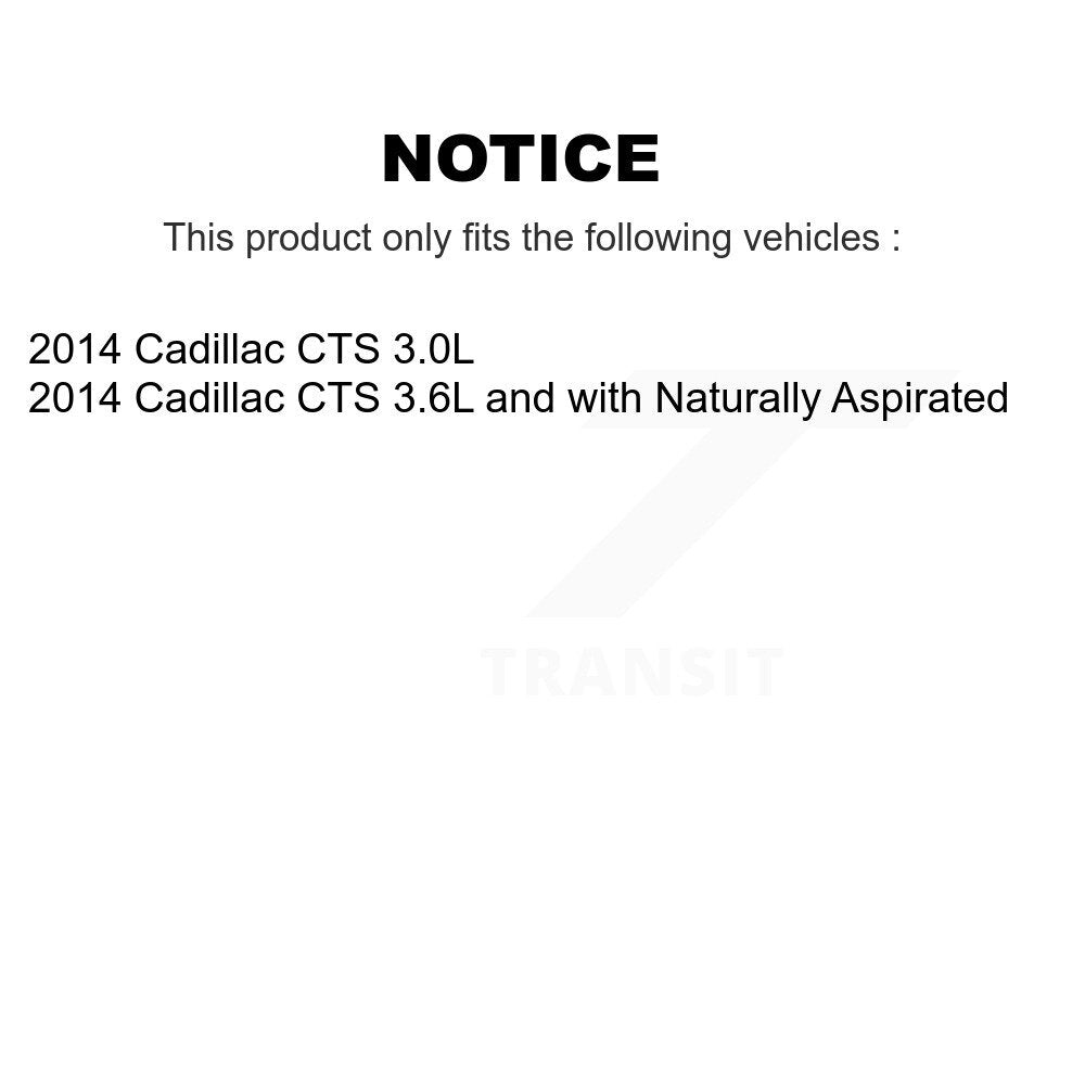 Air Cabin Engine Cartridge Oil Filters (6 Total) Kit For Cadillac CTS KFM-101206