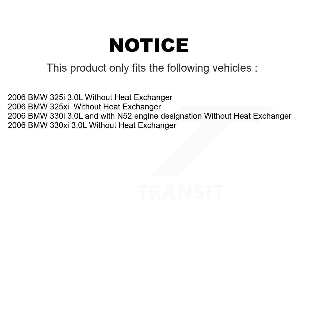 Air Cabin Engine Cartridge Oil Filters (6 Total) Kit For BMW 325i 330i 32i 330xi