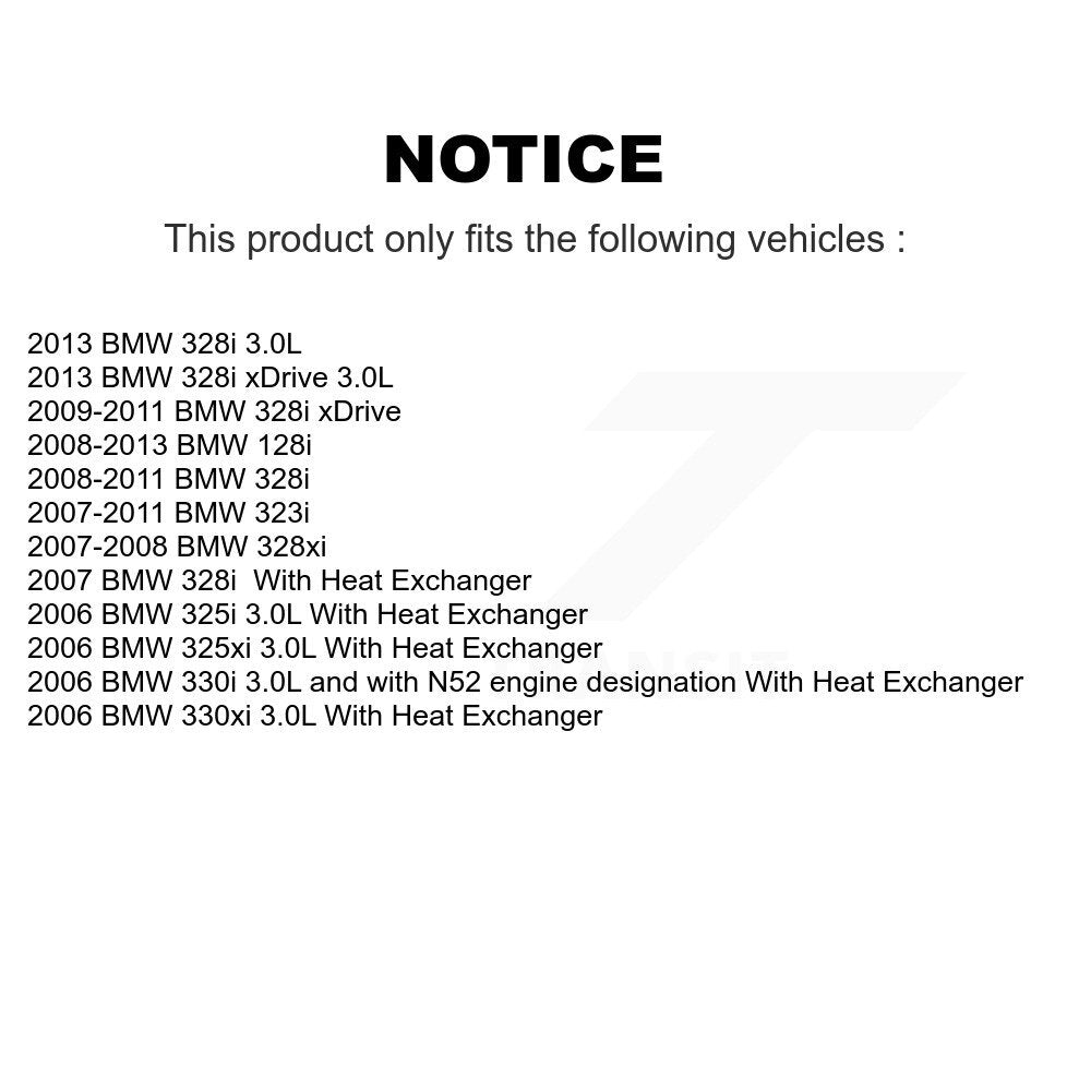 Air Cabin Engine Cartridge Oil Filters (6 Total) Kit For BMW 328i xDrive 323i