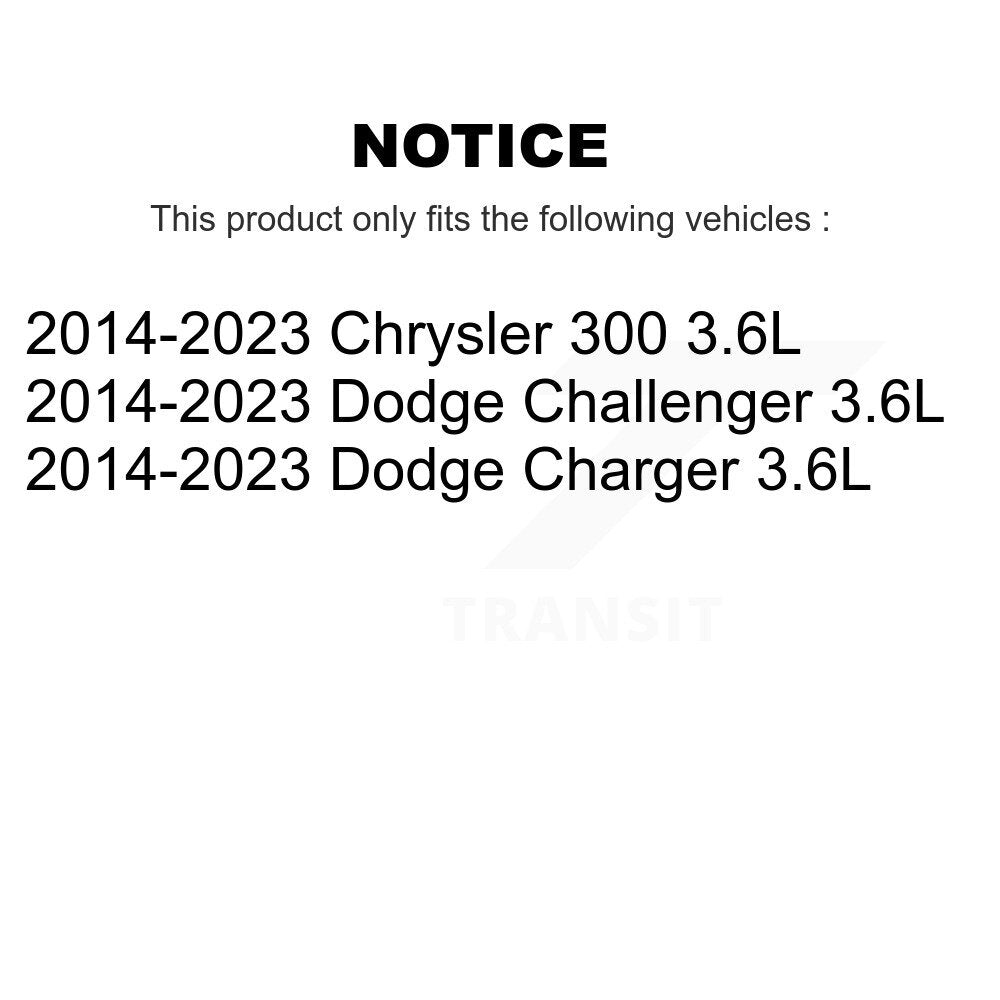 Air Cabin Engine Cartridge Oil Filters (6 Total) Kit For Dodge Charger Chrysler