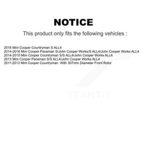 Charger l'image dans la galerie, Front Coated Disc Brake Rotor Ceramic Pad Kit For Mini Cooper Countryman Paceman