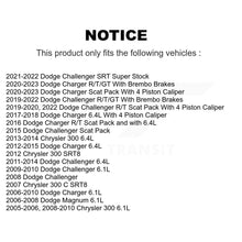 Load image into Gallery viewer, Front Coat Brake Rotor Ceramic Pad Kit For Dodge Charger Chrysler 300 Challenger