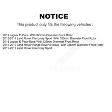Charger l'image dans la galerie, Front Coat Disc Brake Rotor Ceramic Pad Kit For Land Rover Discovery Sport Range