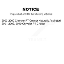 Charger l'image dans la galerie, Front Coated Disc Brake Rotors And Ceramic Pads Kit For Chrysler PT Cruiser